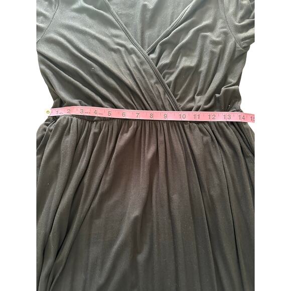 Annabelle Women's Curve Hemline Wrap Maxi XL - Black - Picture 10 of 13